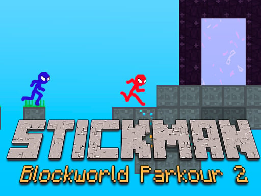 Stickman Blockworld Parkour 2 